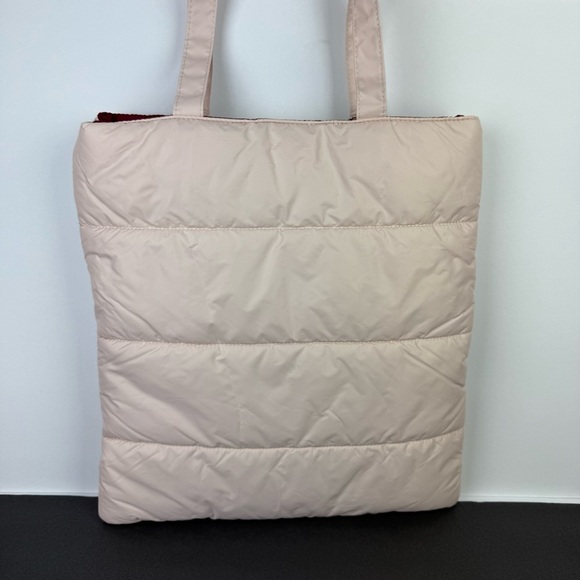 Rare Beauty By Selena Gomez Tote Bag Puffy Soft Pink Quilted Charm Brand New - Picture 4 of 11